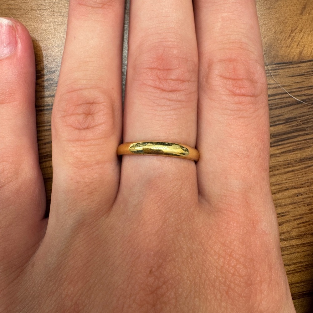Kendra Scott 18K Gold Vermeil Band Ring - Size 7